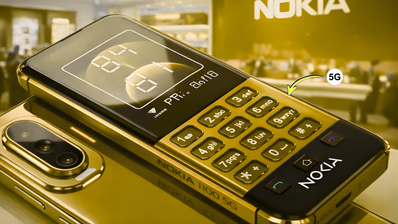 Nokia 1100 5G 2026 Launch: Classic Design Meets Modern Power and Huge Battery