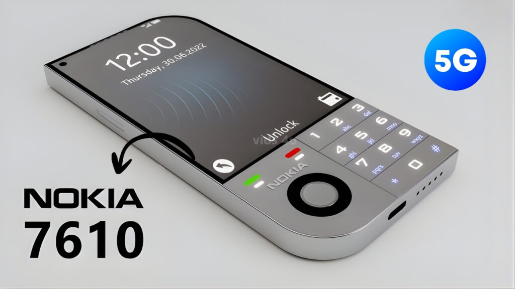 Nokia 7610 5G launch: Classic Keypad Design Meets Modern 5G Power